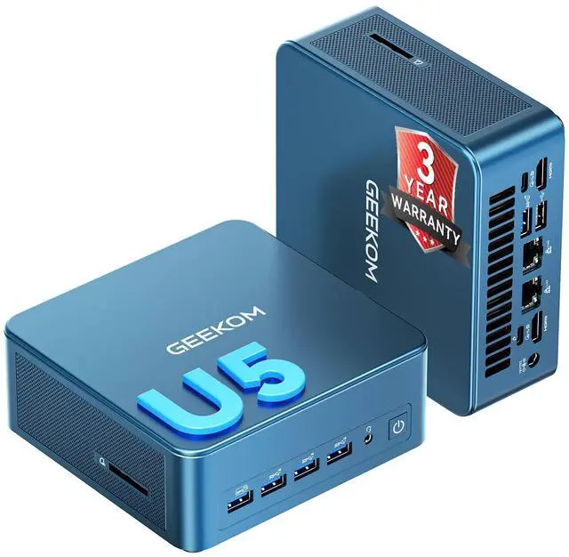Main image of Geekom Mini PC IT12 Max - Intel Core Ultra 5 125U - 16GB - 512GB SSD - Windows 11 Pro - Intel Graphics - Wi-Fi 7 - BT 5.4 - GMIT12MAXU5125ULP-16512-US