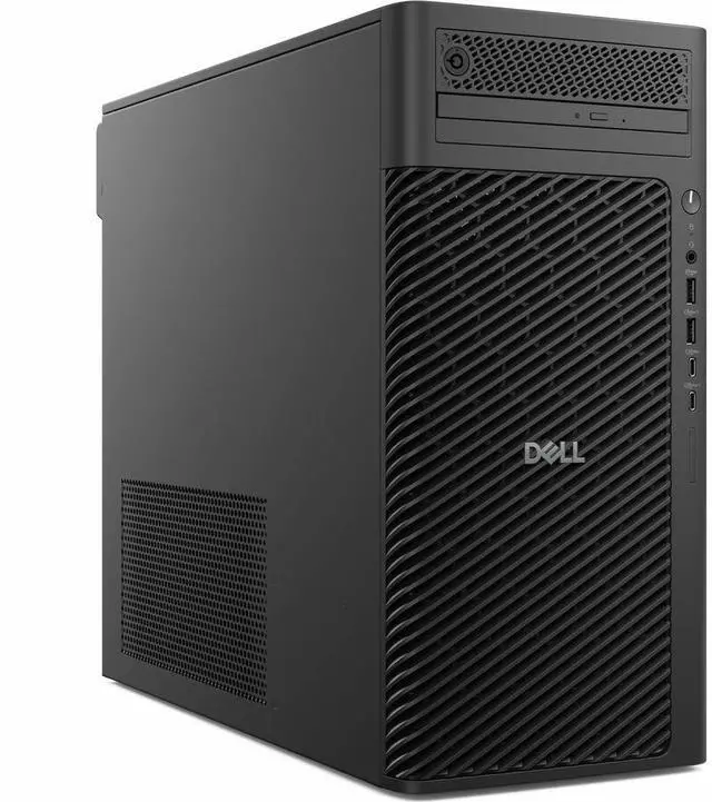 Alt view image 3 of 3 - Dell Pro Max Tower T2 FCT2250 - Intel Core Ultra 7 265 (20 cores, up to 5.3 GHz, 65 W) 32GB DDR5 -512GB SSD - NVIDIA RTX 2000 16GB GDDR6 - 8x DVD+/-RW - Windows 11 Pro  XY56V