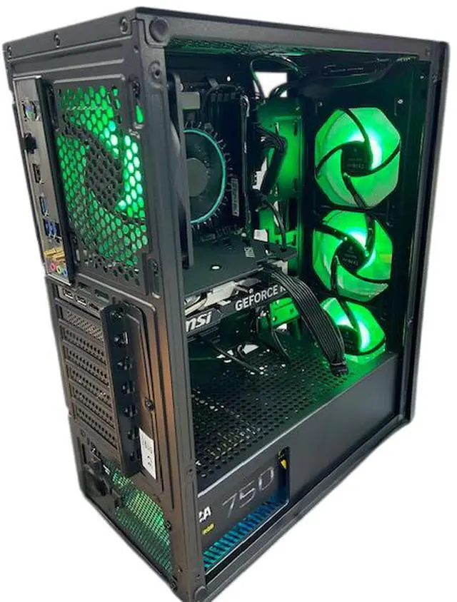 Alt view image 6 of 7 - AZZA Titus Gaming PC, Intel Core i5-13400F, NVIDIA GeForce RTX 4060, 16GB DDR4, 1TB NVMe SSD, WiFi+BT, Windows 11 Home, 3 Year Warranty