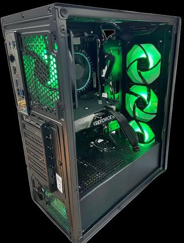 Alt view image 7 of 7 - AZZA Gideon Gaming PC, Intel Core i5-12400F, NVIDIA GeForce RTX 3050, 16GB DDR4, 500GB NVMe SSD, Windows 11 Home, 3 Year Warranty