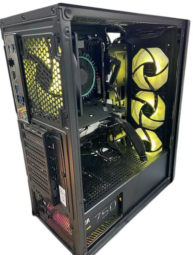 Alt view image 6 of 6 - AZZA ZION Gaming PC, AMD Ryzen 7 5700, AMD Radeon RX 6600, 16GB DDR4, 1TB M.2 SSD, Windows 11 Home, 3 Year Warranty