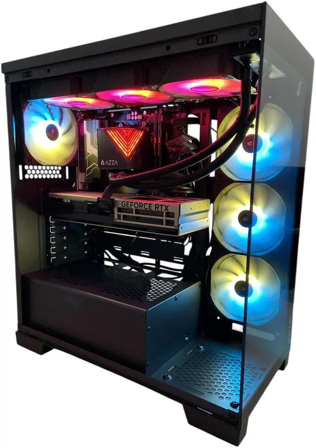 Alt view image 2 of 5 - AZZA Goliath Gaming PC, Intel Core Ultra 9 285K, NVIDIA GeForce RTX 5080, 64GB DDR5-6000, 2TB M.2 SSD, Windows 11 Home, 3 Year Warranty