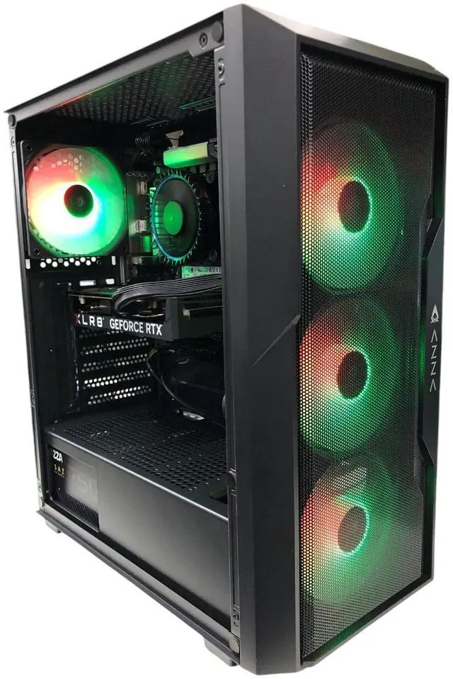 Main image of AZZA Titus Evo Gaming PC, Intel Core i5-14400F, NVIDIA GeForce RTX 4060, 32GB DDR5, 1TB NVMe SSD, Windows 11 Home, 3 Year Warranty