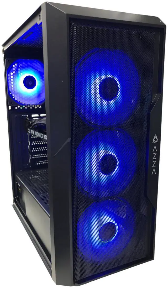Alt view image 3 of 4 - AZZA Titus Evo Gaming PC, Intel Core i5-14400F, NVIDIA GeForce RTX 4060, 32GB DDR5, 1TB NVMe SSD, Windows 11 Home, 3 Year Warranty