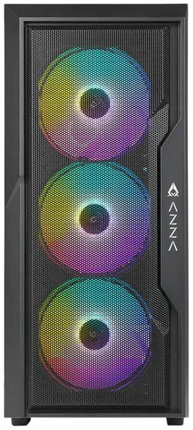 Alt view image 2 of 4 - AZZA Titus Evo Gaming PC, Intel Core i5-14400F, NVIDIA GeForce RTX 4060, 32GB DDR5, 1TB NVMe SSD, Windows 11 Home, 3 Year Warranty