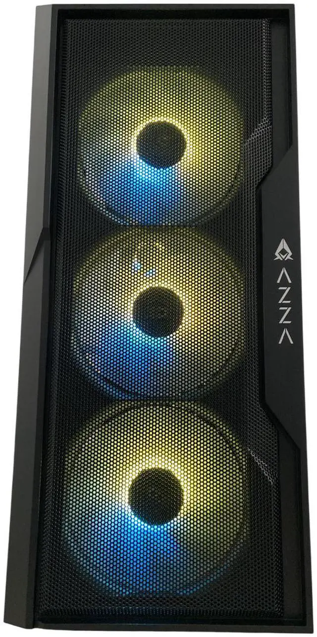 Alt view image 5 of 5 - AZZA Gideon Evo Gaming PC, Intel Core i5-12400F, NVIDIA GeForce RTX 3050, 16GB DDR5, 500GB SSD, Windows 11 Home, 3 Year Warranty