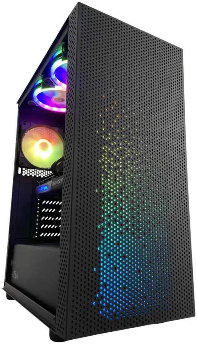 Alt view image 2 of 5 - AZZA Ark of Power Gaming PC, Intel Core i5-14400F, NVIDIA GeForce RTX 4060 Ti, 16GB DDR5, 1TB SSD, Windows 11 Home, 3 Year Warranty