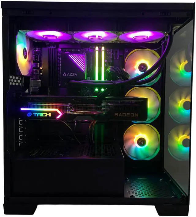 Alt view image 3 of 4 - AZZA Canaan Extreme Gaming Desktop PC, AMD Ryzen 9 9950X3D, AMD Radeon RX 9070 XT, 64GB DDR5 6000, 2TB SSD, Windows 11 Home