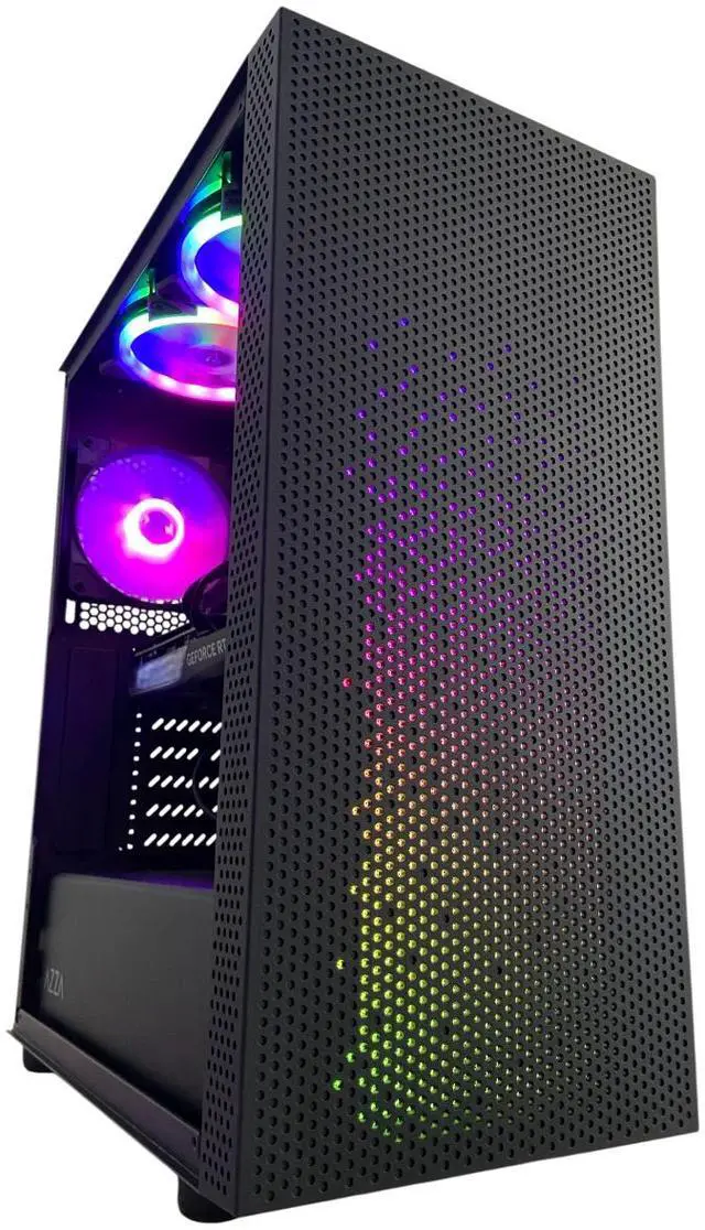 Alt view image 2 of 6 - AZZA Cyrus Gaming Desktop PC - Intel Core i5-14400F, NVIDIA GeForce RTX 5060 Ti, 32GB DDR5, 1TB SSD, 850W 80+ Gold, Windows 11 Home