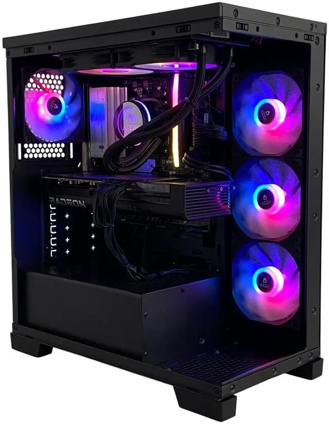 AZZA Carmel Gaming Desktop PC, AMD Ryzen 7 7800X3D, AMD Radeon RX