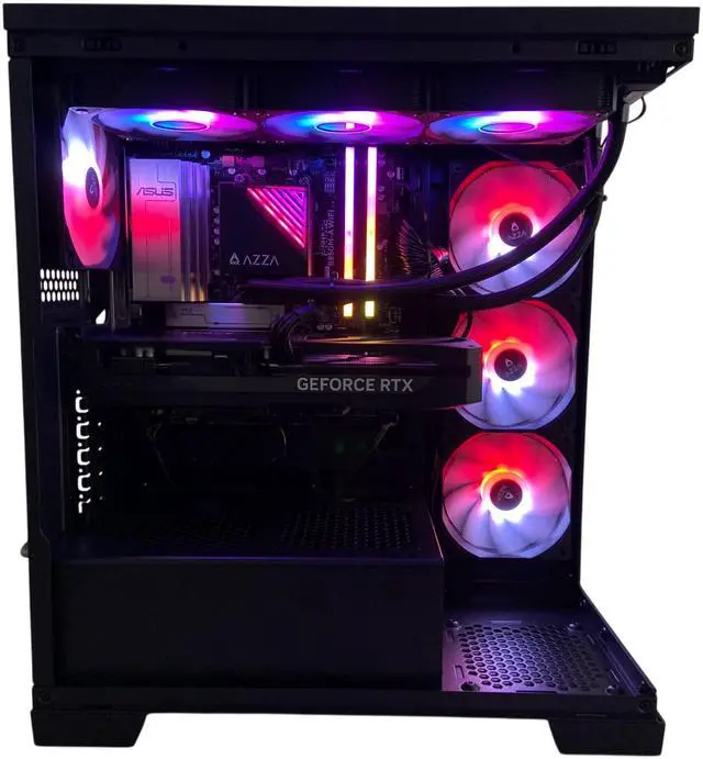 Alt view image 2 of 3 - AZZA Goliath Elite Gaming Desktop PC, AMD Ryzen 7 7800X3D, NVIDIA GeForce RTX 5080, 64GB DDR5, 2TB SSD, Windows 11 Home, 3 Year Warranty