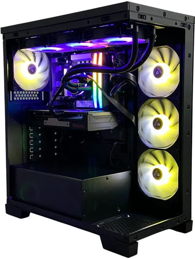 Main image of AZZA Carmel Lite Gaming PC, Intel Core i5-14400F, AMD Radeon RX 9060 XT, 32GB DDR5, 1TB NVMe SSD, Windows 11 Home