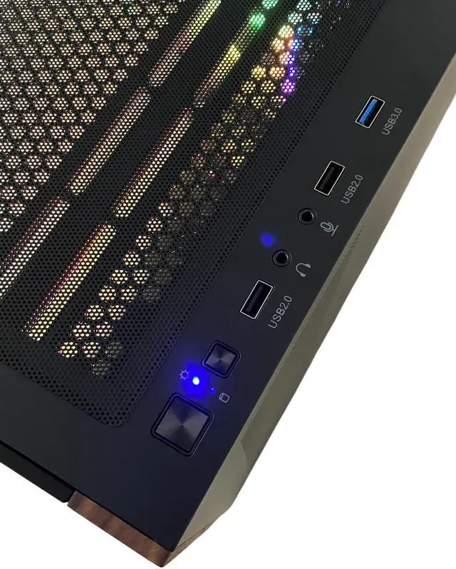 Alt view image 4 of 4 - AZZA Carmel Core Gaming PC, Intel Core i5-12400F, AMD Radeon RX 9060 XT, 16GB DDR5 6000, 1TB M.2 SSD, Windows 11 Home