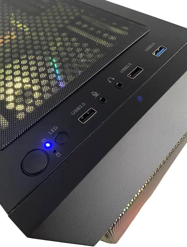 Alt view image 5 of 5 - Azza Zion Pro Gaming PC, Intel Core Ultra 5 225F, NVIDIA GeForce RTX 5060, 16GB DDR5, 1TB NVMe SSD, Windows 11 Home