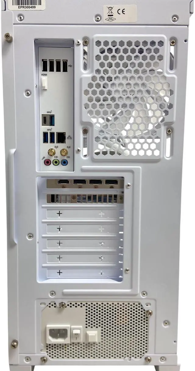 Alt view image 6 of 6 - AZZA Gaming PC EHUD SNOW, White Color, Intel Ci7-14700F, Nvidia RTX5070 12GB, 32GB DDR5, 1TB M.2 SSD, Windows 11 Home