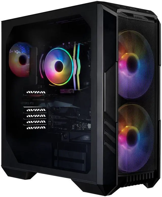 Alt view image 4 of 7 - Cooler Master HAF 5 Pro - Intel i7 14700F - NVIDIA GeForce RTX 4070 Super - 32GB DDR5 6000MHz - 1TB M.2 PCIe NVMe SSD - WiFi - Windows 11 - High Performance Gaming PC Desktop