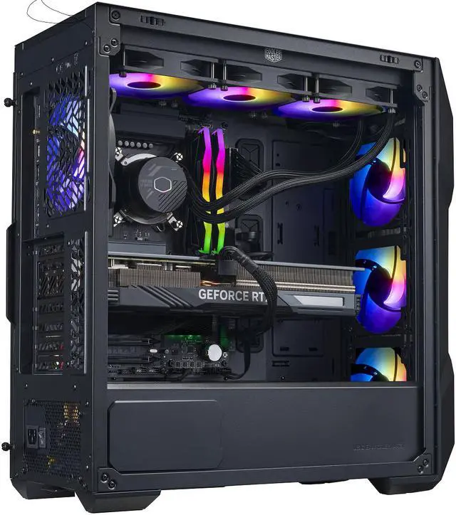 Alt view image 6 of 9 - Cooler Master TD5 Pro Gaming PC - Intel i9-14900KF - NVIDIA GeForce RTX 4080 SUPER - 32GB DDR5 6000MHz - 1 TB PCIe SSD - Windows 11 – High Performance Gaming PC Desktop