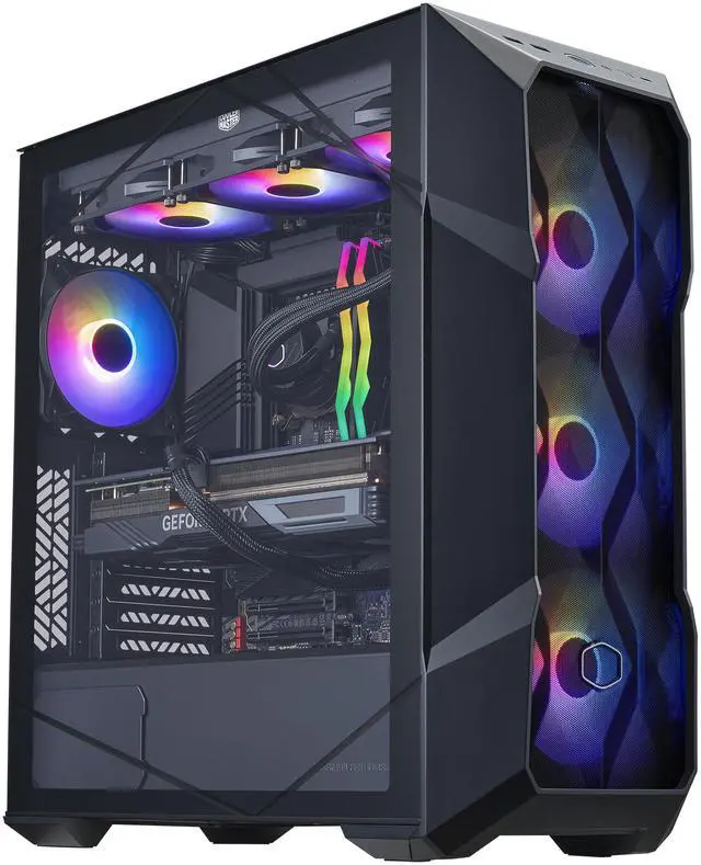 Alt view image 2 of 9 - Cooler Master TD5 Pro - Intel Core Ultra 9-285K - GeForce RTX 5080 - 32GB DDR5 6000MHz - 2TB M.2 NVMe SSD - Windows 11 - 360mm AIO - Gaming PC (AYG-M6C9-N68GIA32-N1)