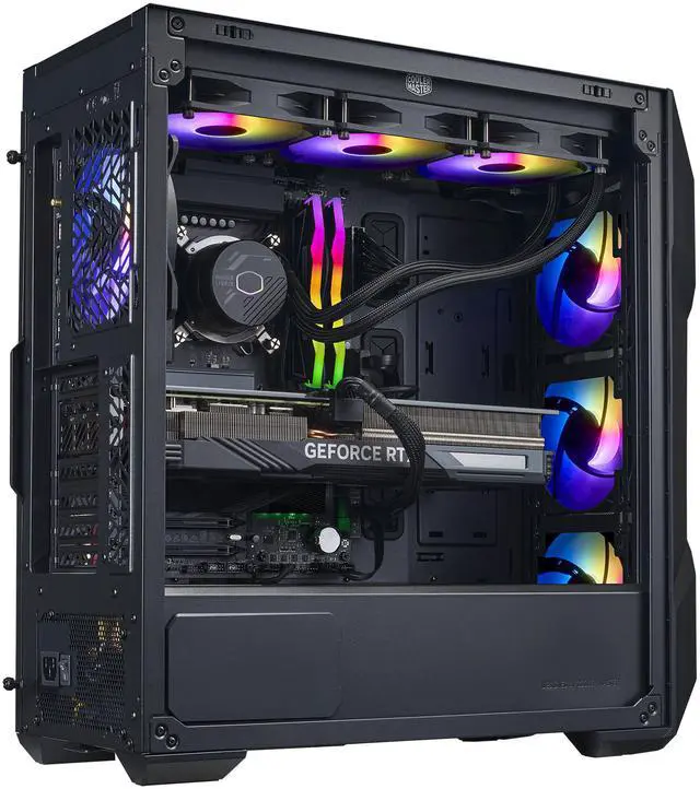 Alt view image 6 of 10 - Cooler Master TD5 Pro - Intel Core Ultra 9-285K - GeForce RTX 5090 - 32GB DDR5 6000MHz - 2TB M.2 NVMe SSD - Windows 11 - 360mm AIO - Gaming PC (AYG-M6C9-N69GIA32-N1)
