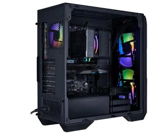 Alt view image 2 of 6 - Cooler Master HAF 5 Pro Gaming Desktop Intel Core i7-4700F 2.10 GHz NVIDIA GeForce RTX 4070 Super 32GB DDR5 RAM 1TB M.2 PCIe NVMe SSD Windows 11 (AYG-H5M7-N734-N1)
