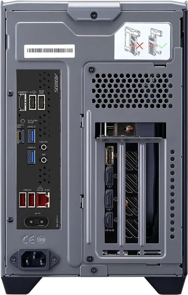 Alt view image 6 of 18 - Cooler Master NR2 Pro Mini ITX - AMD RYZEN 7 7800X3D 4.2 GHz (5.0 GHz Turbo) | Gigabyte RTX 5070 12GB & B650I AORUS ULTRA | 32GB DDR5 6000MHz | 2TB Gen4 M.2 | WiFi | Windows 11 | 280mm AIO Gaming PC