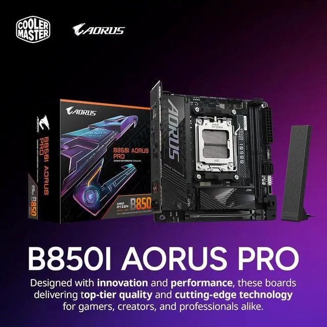 Alt view image 16 of 18 - Cooler Master NR2 Pro Mini ITX - AMD RYZEN 7 7800X3D 4.2 GHz (5.0 GHz Turbo) | Gigabyte RTX 5070 12GB & B650I AORUS ULTRA | 32GB DDR5 6000MHz | 2TB Gen4 M.2 | WiFi | Windows 11 | 280mm AIO Gaming PC