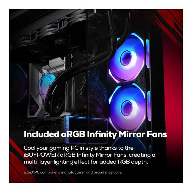 Alt view image 3 of 8 - iBUYPOWER Gaming Desktop PC Intel Core Ultra 7 270K Plus 32GB DDR5 2TB SSD GeForce RTX 5080