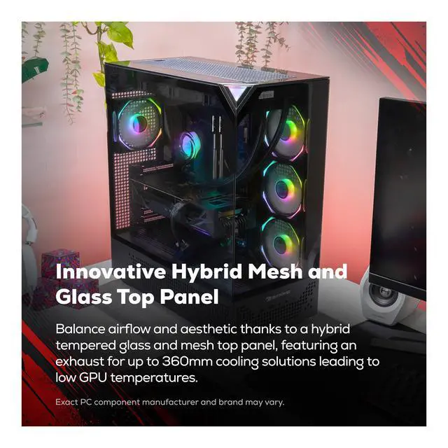 Alt view image 4 of 8 - iBUYPOWER Gaming Desktop PC Intel Core Ultra 7 270K Plus 32GB DDR5 2TB SSD GeForce RTX 5080