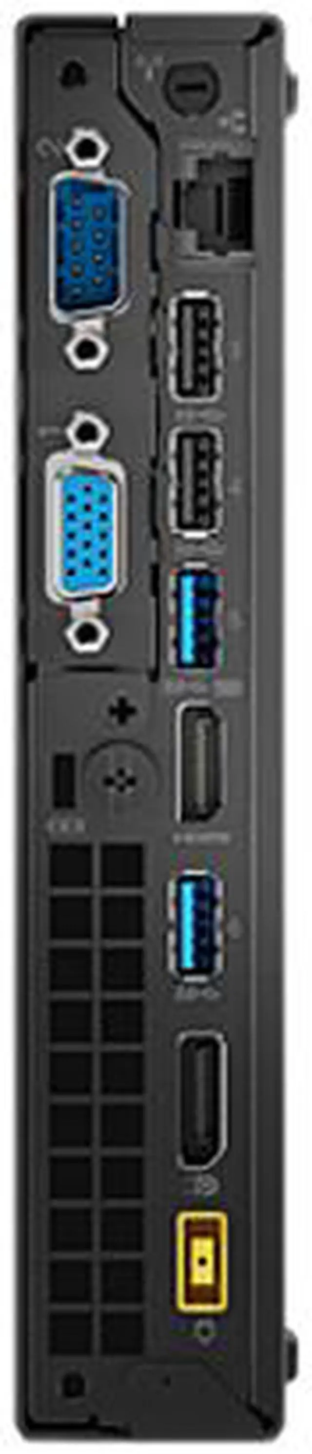Alt view image 4 of 6 - Lenovo ThinkCentre M920q 10RS0036US Desktop Computer - Core i7 i7-8700T - 16 GB RAM - 512 GB SSD - Tiny - Raven Black