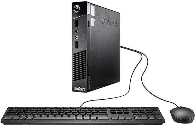 Main image of Lenovo M93p Tiny Grade A Business Desktop Intel Core i5 4th Gen 4570T (2.90GHz) 8 GB DDR3 128 GB SSD Intel HD Graphics 4600 Windows 10 Pro Keyboard and Mouse Included