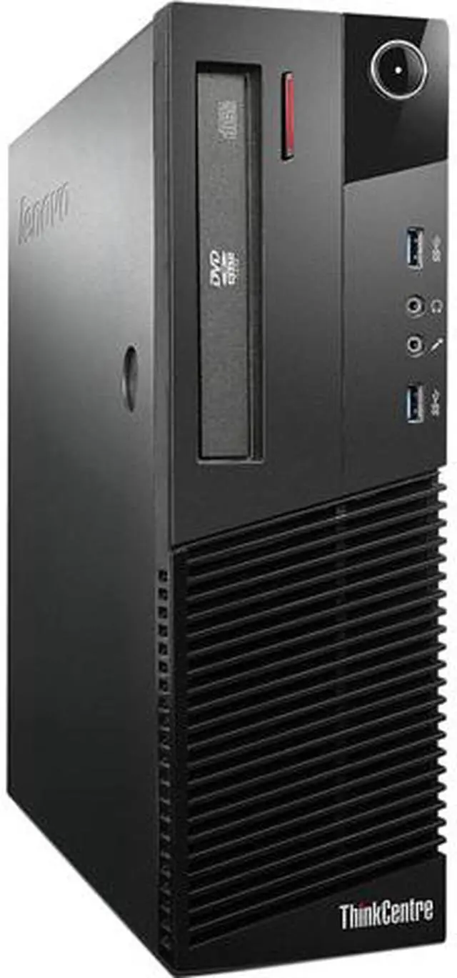 Main image of Lenovo Desktop Computer ThinkCentre M83 Intel Core i5-4570 8GB DDR3 500GB HDD 256GB SSD Intel HD Graphics 4600 Windows 10 Pro 64-bit