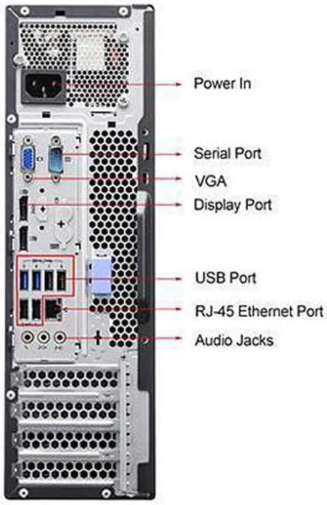 Alt view image 2 of 2 - Lenovo Desktop Computer ThinkCentre M83 Intel Core i5-4570 8GB DDR3 500GB HDD 256GB SSD Intel HD Graphics 4600 Windows 10 Pro 64-bit