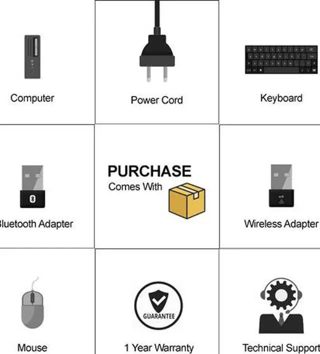 Alt view image 4 of 4 - Dell Grade A OptiPlex 7040 Micro PC Intel Core i5-6500T 2.5 GHz 16 GB DDR4 480 GB SSD WiFi Bluetooth 4.0 Window 10 Home 64-bit (Multi-Language)