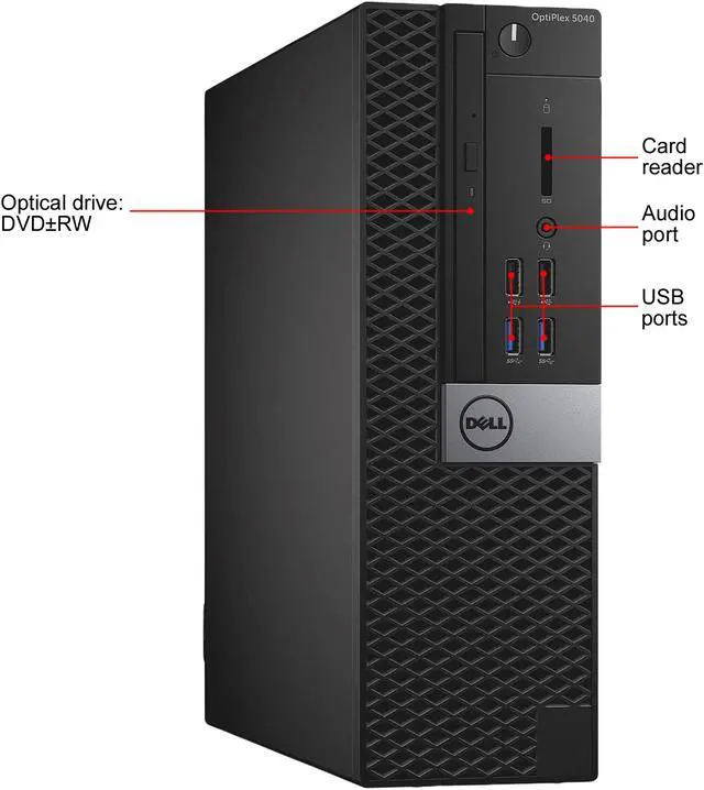 Alt view image 5 of 5 - Dell Grade A OptiPlex 5040 SFF Intel Core i5 6500 (3.20 GHz) 16 GB RAM 1 TB SSD DVDRW WIFI BT Windows 10 Pro (Multi-language)