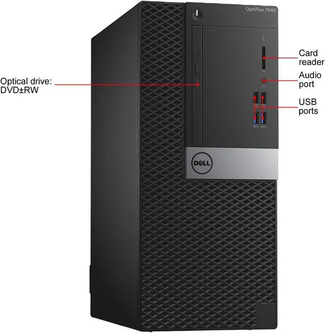 Alt view image 5 of 5 - Dell Grade A OptiPlex 7040 Tower Intel Core i5 6500 (3.20 GHz) 16 GB RAM 1 TB SSD DVDRW WIFI BT Windows 10 Pro (Multi-language)