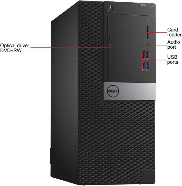 Alt view image 5 of 5 - Dell Grade A OptiPlex 7040 Tower Intel Core i5 6500 (3.20 GHz) 16 GB RAM 512 GB SSD 2 TB HDD DVDRW WIFI BT Windows 10 Pro (Multi-language)