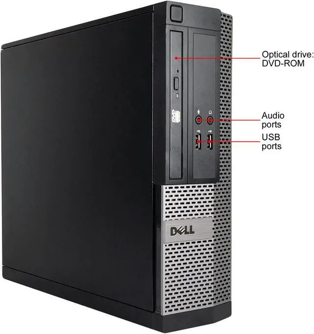 Alt view image 2 of 6 - DELL Desktop Computer OptiPlex 3020 Intel Core i5-4590 8GB DDR3 500GB HDD Intel HD Graphics 4600 Windows 10 Home