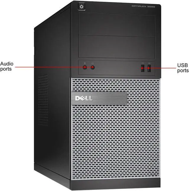 Alt view image 2 of 6 - DELL Grade A Desktop Computer OptiPlex 3020 Intel Core i5-4590 12GB DDR3 360GB SSD Intel HD Graphics 4600 Windows 10 Home