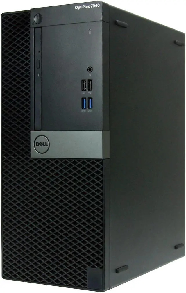 Main image of DELL Desktop Computer 7040-T Intel Core i7 6th Gen 6700 (3.40GHz) 16 GB 512 GB SSD DVDRW Intel HD Graphics 530 Windows 10 Pro