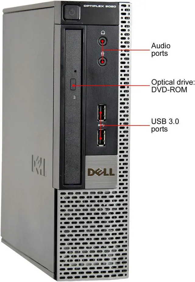 Alt view image 3 of 3 - DELL OptiPlex 9020 Desktop Compute Intel Core i5 4th Gen 4570S (2.90 GHz) 8 GB DDR3 128 GB SSD Windows 10 Pro 64-bit