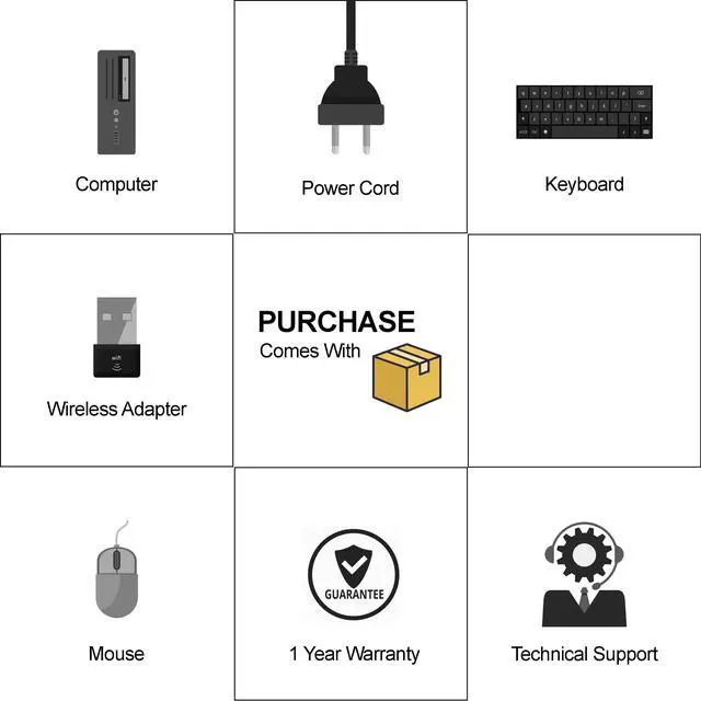Alt view image 3 of 4 - Refurbished Dell Grade A OptiPlex 790 Desktop Computer, Intel Core I5-2500 (3.3 GHz), 8 GB DDR3, 360 GB SSD, DVD, WIFI, Win 10 Home 64-bit( EN/ES), 1 Year warranty