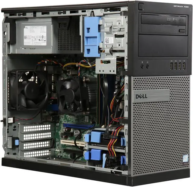 Alt view image 7 of 9 - DELL Desktop Computer OptiPlex 7020 Intel Core i5-4590 12GB DDR3 3TB HDD 120GB SSD Intel HD Graphics Windows 10 Pro 64-bit
