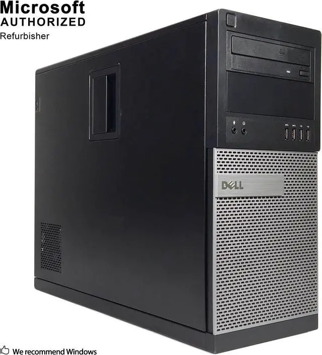 Alt view image 4 of 4 - Dell Grade A OptiPlex 7020 Tower, Intel Core I5-4590 (3.3 GHz), 12GB DDR3, 500GB HDD, DVD, USB WIFI Adapter, USB Bluetooth 4.0 Adapter, Win 10 Home 64 bits (EN/ES)