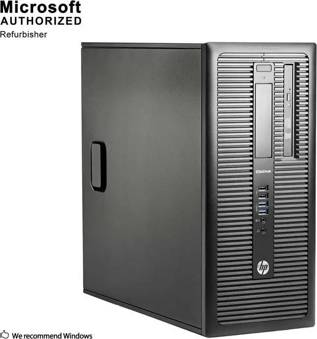 Alt view image 4 of 4 - Refurbished HP Grade A Pro 600G1 Tower Computer, Intel Core I3-4130 (3.4GHz), 8G DDR3, 120G SSD + 1T, WIFI, BT 4.0, Windows 10 Pro 64-bit (English/Spanish), 1 Year Warranty