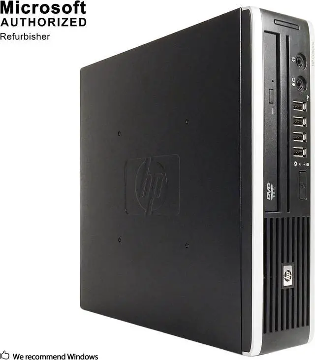 Main image of Refurbished HP Grade A Compaq 8200 Elite Ultra-slim PC Intel Core i5 2400S (2.5 GHz), 4 GB DDR3, 320GB, WIFI, Bluetooth 4.0, DVD, Win 7 Pro 64-bit, 1 Year Warranty