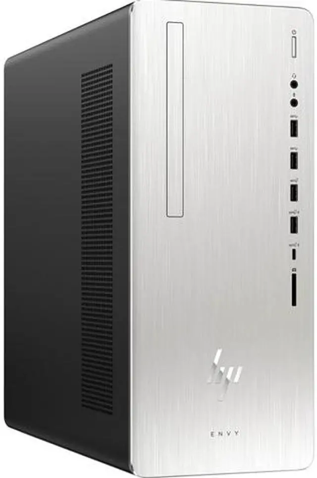Main image of HP Desktop Computer ENVY 795-0077C Intel Core i7-8700 32GB DDR4 1TB HDD 256GB SSD AMD Radeon RX 550 Windows 10 Home 64-bit