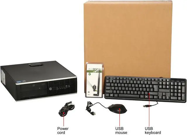 Alt view image 8 of 8 - Refurbished HP Grade A Desktop Computer Elite 8300 Intel Core i5 3rd Gen 3470 (3.20 GHz) 8 GB DDR3 500 GB HDD USB WiFi Windows 10 Pro 64-bit