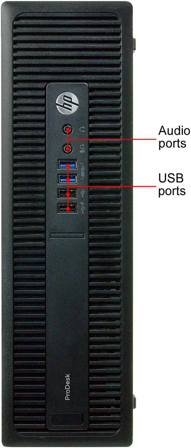 Alt view image 3 of 3 - HP Grade A Desktop Computer 600 G2 Intel Core i5-6500 8GB DDR4 480GB SSD Intel HD Graphics 530 Windows 10 Pro 64-bit