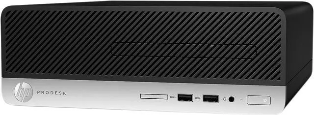 Alt view image 3 of 4 - HP ProDesk 400 G6 SFF Desktop - Intel Core i5-9500, 8 GB DDR4, 256 GB SSD, Intel UHD Graphics 630, Windows 10 Pro (7HX44UT#ABA)
