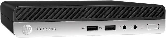 Alt view image 4 of 4 - HP ProDesk 400 G5 Mini Desktop PC - Intel Core i5-9500T, 8 GB DDR4, 256 GB SSD, Intel UHD Graphics 630, Windows 10 Pro (7FU83UT)